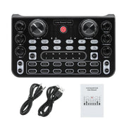 Studio Audio Mixer – 4-Channel Mixing Console for Live Sound, Recording & Karaoke