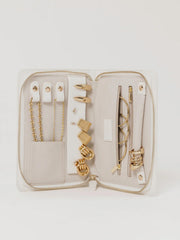 Travel Jewelry Organizer Box | Compact Jewelry Case | Safe, Tangle-Free Storage