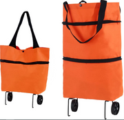 Foldable Shopping Cart Bag – Large Capacity, Multi-Functional, Telescopic, Reusable & Portable