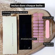 UV Nail Wraps Kit Easy Gel Polish Strips | Safe & Vegan