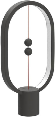 Floating Magnetic LED Lamp – Touch of Magic for Desk, Bedside & Office | Soothing Warm Light, USB Powered (Black)
