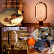 Floating Magnetic LED Lamp – Touch of Magic for Desk, Bedside & Office | Soothing Warm Light, USB Powered (Black)