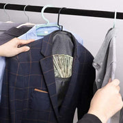 Hanger Transfer Safe with Hidden Pocket – 2 Pack | Concealed Closet Storage for Valuables