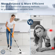 Electric Spin Scrubber – Cordless Cleaning Brush with 8 Replaceable Heads & Extendable Handle