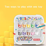 Magnetic Dot Board Travel Toy – Montessori Fine Motor Skills Drawing Set for Kids