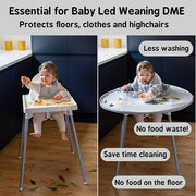 One-Piece Bib and Tray Set – Weaning Aid for Babies | Suitable for 6 Months to 2 Years