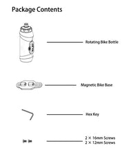 Rotating Bike Bottle – Quick-Release Magnetic Mount System