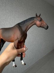 Painted Pushkin Gelding – Traditional Scale Resin Model Horse, 21 cm, Hand-Painted Collector’s Masterpiece