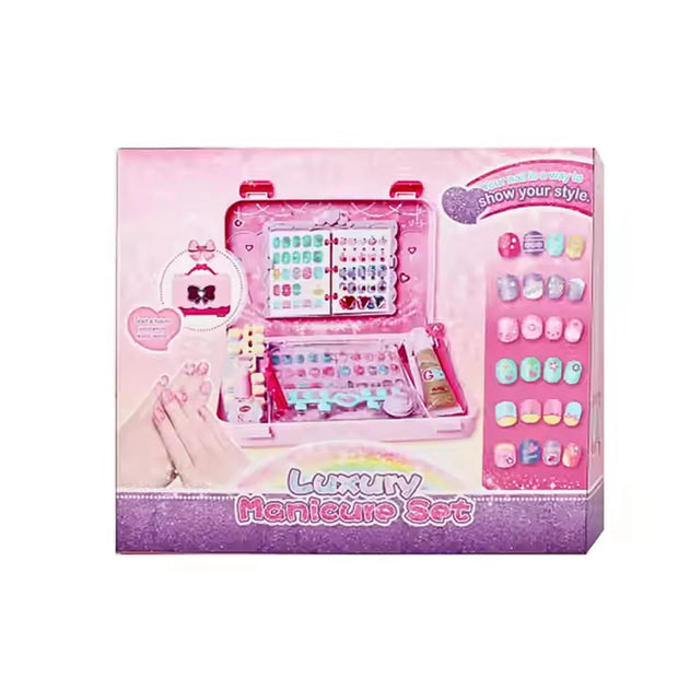 Kids Creative Nail Art Set – Safe & Fun DIY Stick-On Nails for Children’s Imaginative Play