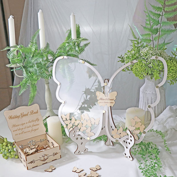 14-Color Butterfly Guest Book Alternative – A Perfect Keepsake for Your Special Event