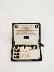 Travel Jewelry Organizer Box | Compact Jewelry Case | Safe, Tangle-Free Storage