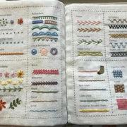 Handmade Embroidery Stitch Book – DIY Stitch Guide & Pattern Chart