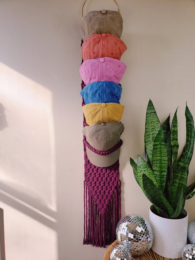 🧢 Handwoven Baseball Cap Hanger