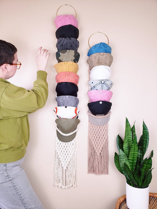🧢 Handwoven Baseball Cap Hanger