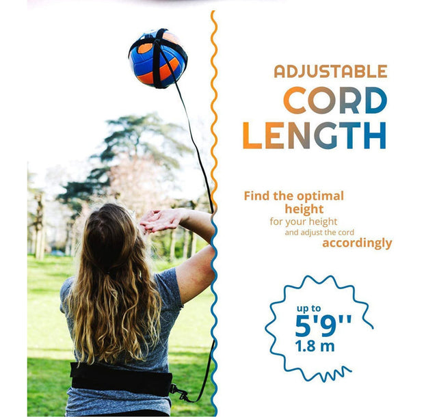 Volleyball Training Aid – Solo Rebound Trainer for Serving, Spiking, Setting & Passing